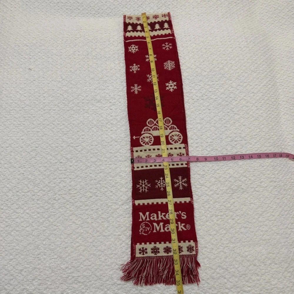 Maker’s Mark Christmas Scarf Red